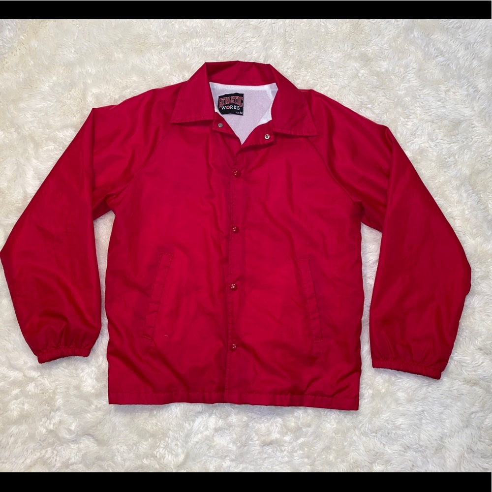 Athletic Works • Snap Button Nylon Windbreaker